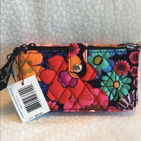 Vera Bradley iPhone 6 wristlet. Floral Fiesta - Picture 2 of 4